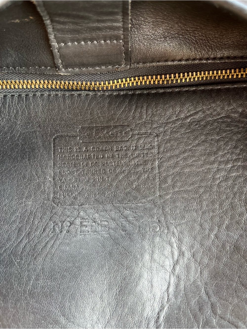 Vintage COACH Ergo Shopper Bag 9035 1998 Made In USA Black - Picture 3 of 14